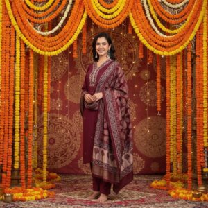 Vatican Silk Suit Set