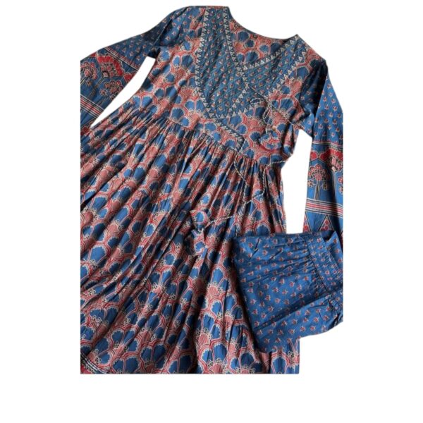 ajrak charm 3 piece suit set – timeless elegance by radhya collection