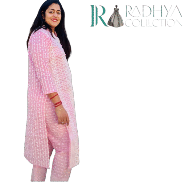 gulab grace – 2 piece chikankari kurta set