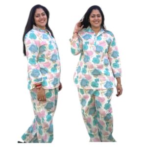 🌸 mint bloom – cotton co ord set