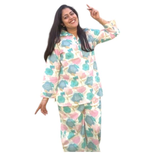 🌸 mint bloom – cotton co ord set