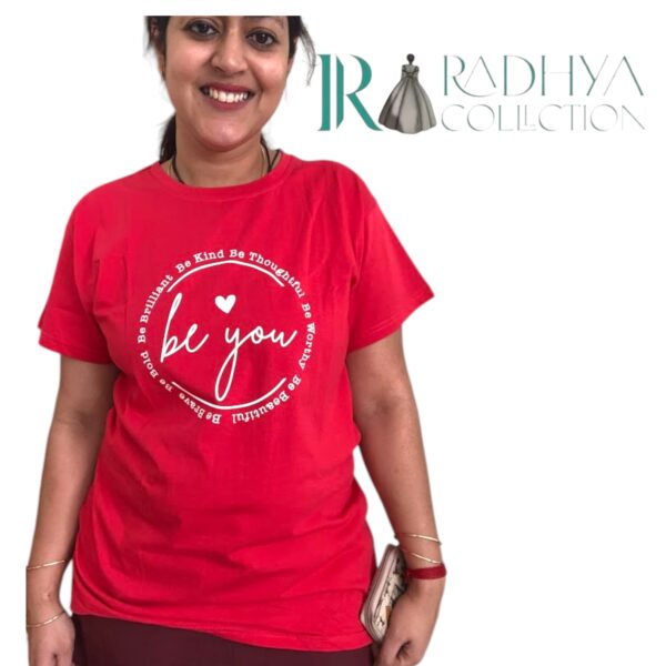 be you slogan tee – radhya collection