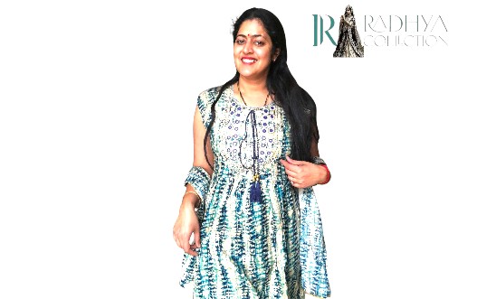 green printed embroidered sharara set