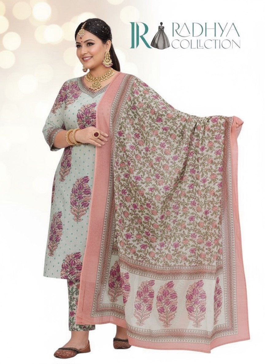 Elegant Sanganeri Printed Kurta Set” - Image 6